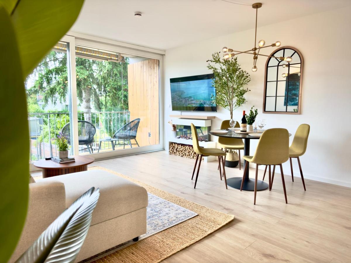 Flair Vorarlberg - Stilvolles Wohnen Nahe Bodensee & Alpen - Kueche, Balkon & Gratis Parkplatz Brégence