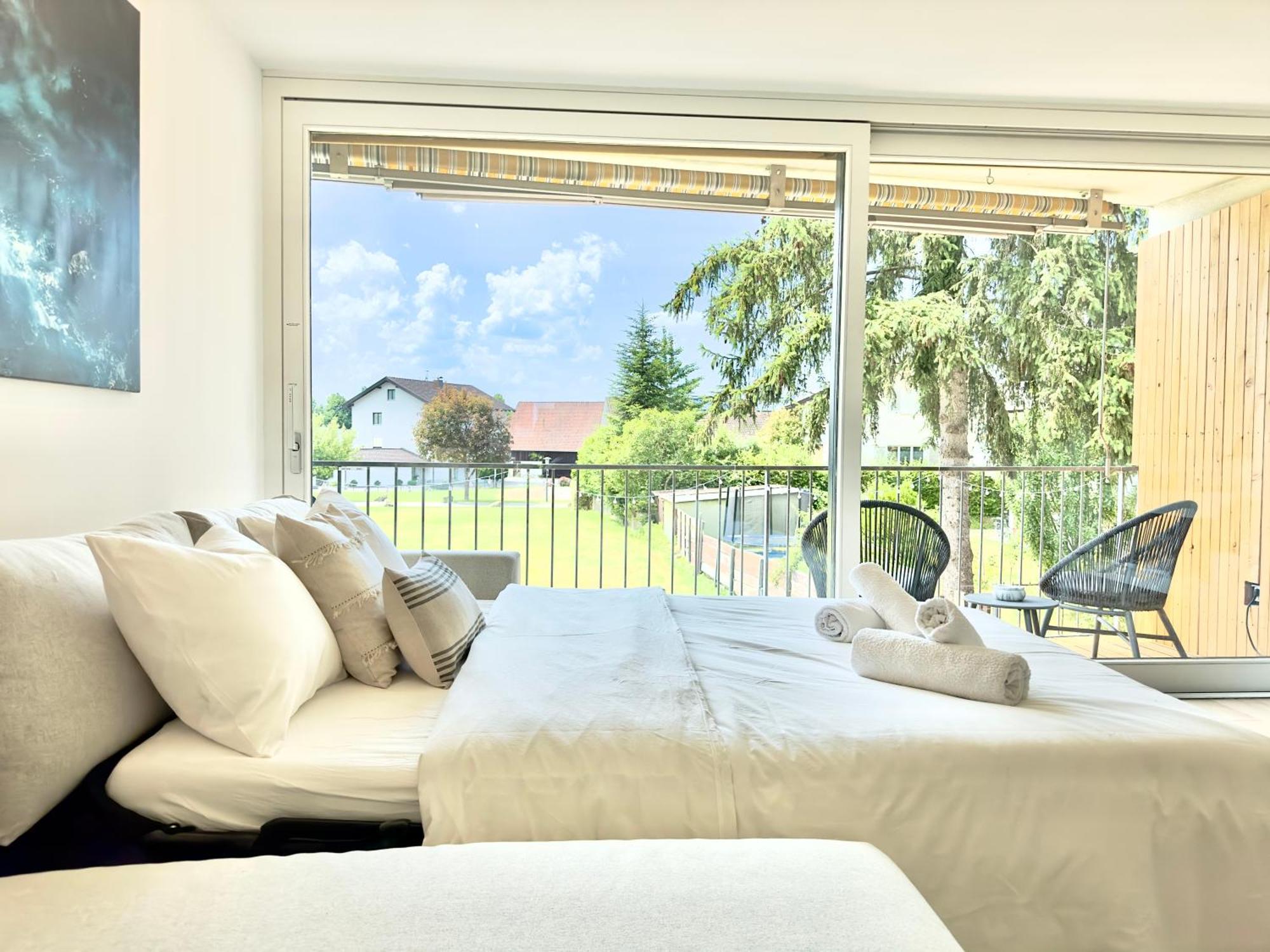 Flair Vorarlberg - Stilvolles Wohnen Nahe Bodensee & Alpen - Kueche, Balkon & Gratis Parkplatz Appartement Brégence